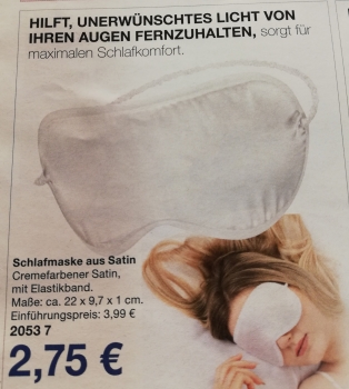 AVON Planet Spa ACCESSOIRE Schlafmaske aus Satin